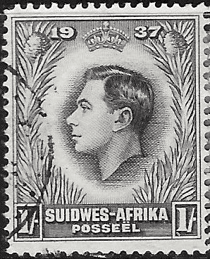 South West Africa 1937 Coronation Single English SG 104 Fine Used