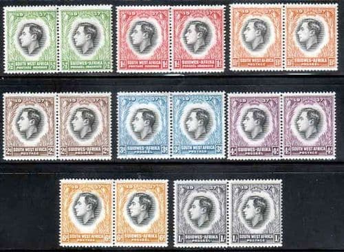 South West Africa 1937 King George VI Coronation Set Fine Mint