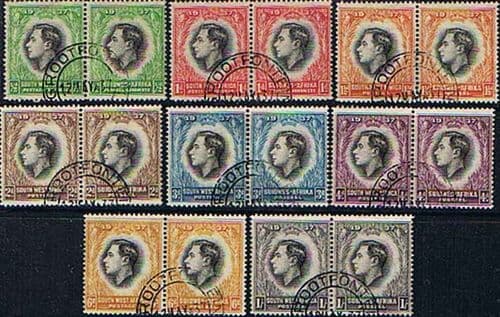 South West Africa 1937 King George VI Coronation Set Fine Used