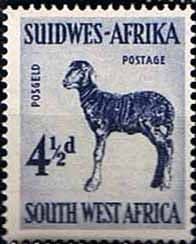 South West Africa 1954 SG 158 Karakul lamb Fine Mint