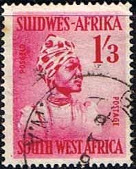 South West Africa 1954 SG 161 Herero Woman Fine Used