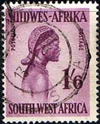 South West Africa 1954 SG 162 Ovambo Girl Fine Used
