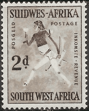 South West Africa 1960 Rock Paintings White Lady SG 167 Fine Mint