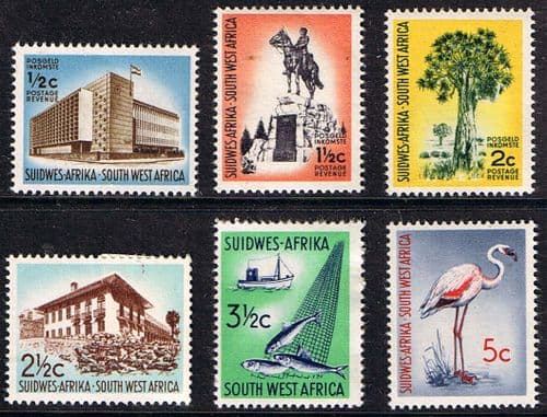 South West Africa 1962 Decimal Set Fine Mint