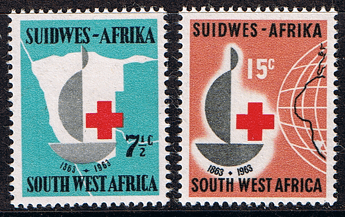 South West Africa 1963 Red Cross Centenary Set Fine Mint