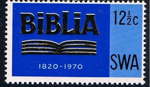 South West Africa 1970 Bible Society SG 229 Fine Mint