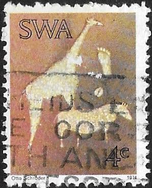 South West Africa 1974 Twyfelfontein Rock-engravings SG 264 Fine Used