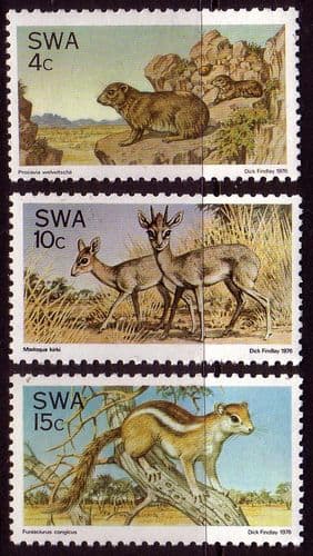 South West Africa 1976 SG 290 /2 Fauna Conservation Set Fine Mint