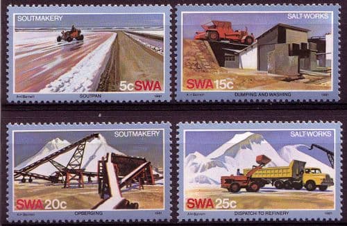 South West Africa 1981 Salt Industry Set Fine Mint