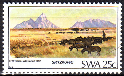 South West Africa 1982 Mountains SG 401 Fine Mint
