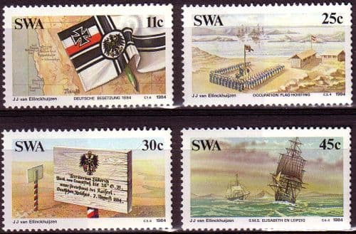 South West Africa 1984 German Colonization Set Fine Mint