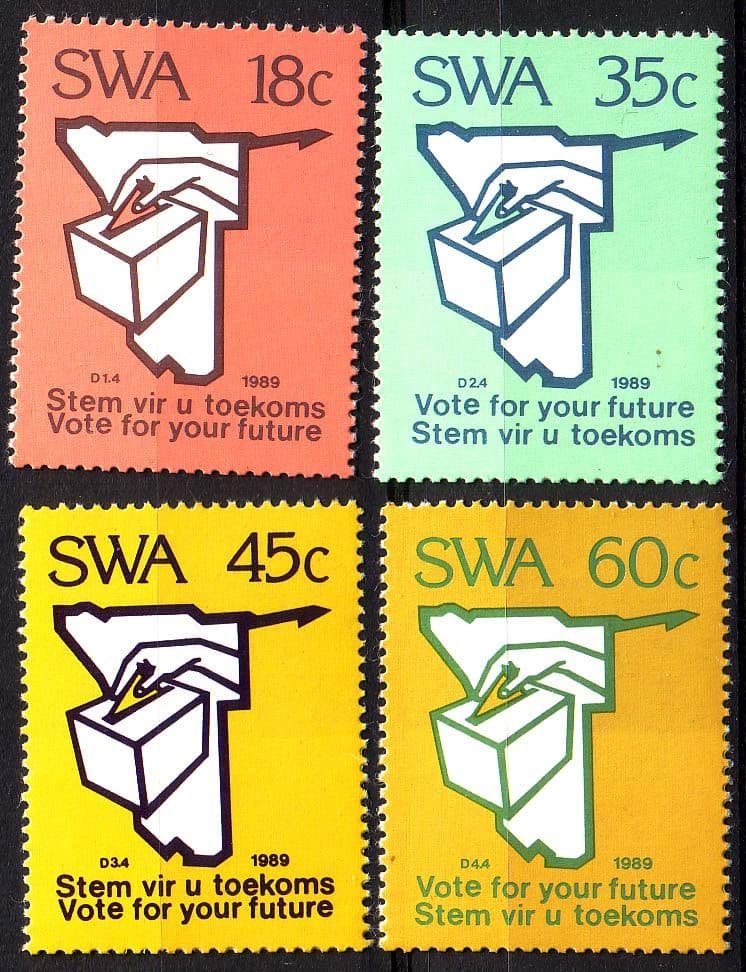 South West Africa 1989 Constitutional Election Set Fine Mint