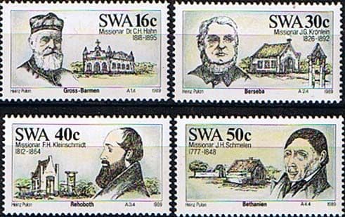 South West Africa 1989 Missionaries Set Fine Mint