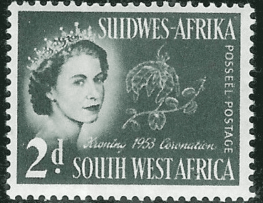 South West Africa Queen Elizabeth II 1953 Coronation SG 150 Fine Mint