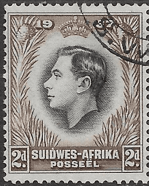 South West Africa Stamps 1937 Coronation Single Afrikaans SG 100 Fine Used