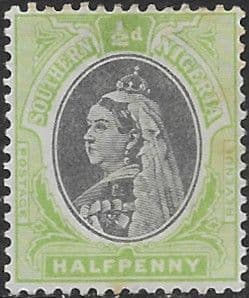 Southern Nigeria 1901 Queen Victoria SG 1 Fine Mint