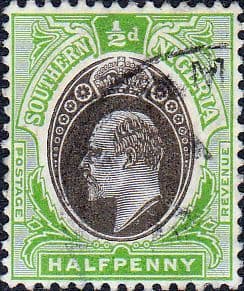Southern Nigeria 1903 King Edward VII SG 10 Fine Used