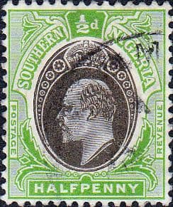 Southern Nigeria 1904 King Edward VII SG 21 Fine Used