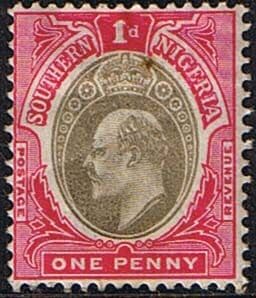 Southern Nigeria 1904 King Edward VII SG 22 Fine Mint