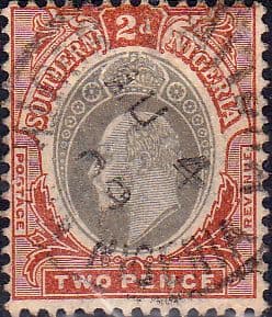 Southern Nigeria 1904 King Edward VII SG 23 Fine Used
