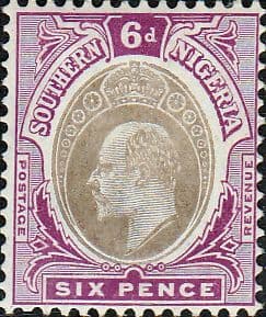 Southern Nigeria 1904 King Edward VII SG 27ab Fine Mint