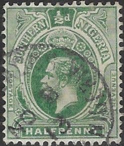 Southern Nigeria 1907 King Edward VII SG 33b Fine Used