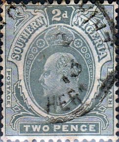 Southern Nigeria 1907 King Edward VII SG 35 Fine Used