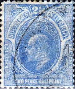 Southern Nigeria 1907 King Edward VII SG 36 Fine Used