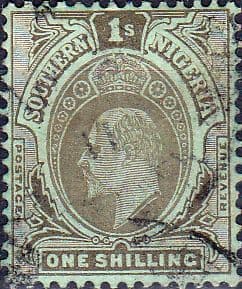 Southern Nigeria 1907 King Edward VII SG 40 Fine Used
