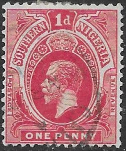 Southern Nigeria 1912 King George V SG 46 Fine Used