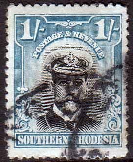 Southern Rhodesia 1924 SG 10 George V Head Fine Used