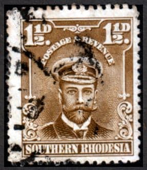 Southern Rhodesia 1924 SG 3 George V Head Fine Used