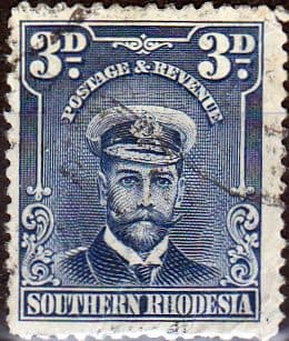 Southern Rhodesia 1924 SG 5 George V Head Fine Used