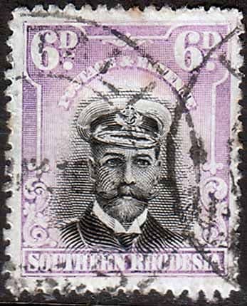 Southern Rhodesia 1924 SG 7 George V Head Fine Used