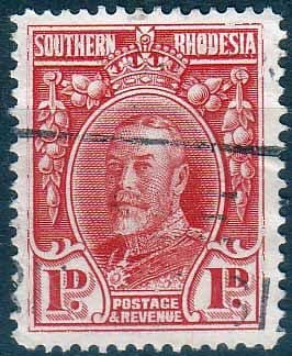 Southern Rhodesia 1931 SG 16b George V Head Fine Used
