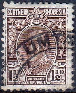 Southern Rhodesia 1931 SG 16c George V Head Fine Used