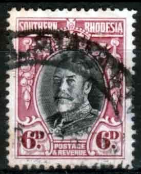 Southern Rhodesia 1931 SG 20 George V Head Fine Used