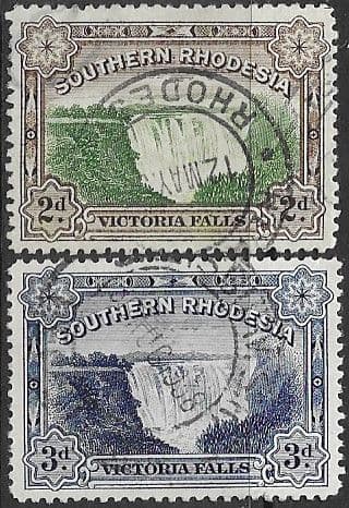 Southern Rhodesia 1932 Victoria Falls Set Fine Used