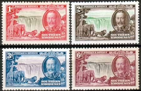 Southern Rhodesia 1935 King George V Silver Jubilee Set Fine Mint