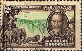 Southern Rhodesia 1935 Silver Jubilee SG 32 Fine Used