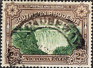 Southern Rhodesia 1935 Victoria Falls SG 35 Fine Used