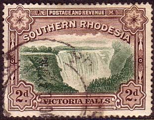 Southern Rhodesia 1935 Victoria Falls SG 35a Fine Used