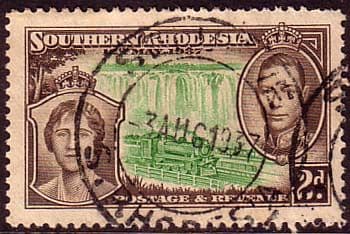Southern Rhodesia 1937 Coronation SG 37 Fine Used