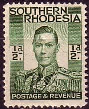 Southern Rhodesia 1937 George VI Head SG 40 Fine Mint