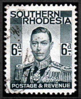Southern Rhodesia 1937 George VI Head SG 44 Fine Used