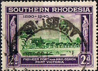 Southern Rhodesia 1940 BSA Jubilee SG 56 Fine Used