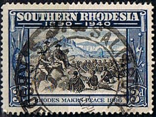 Southern Rhodesia 1940 BSA Jubilee SG 57 Fine Used