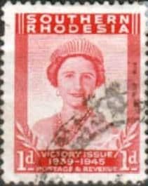 Southern Rhodesia 1946 King George VI Victory SG 64 Fine Used