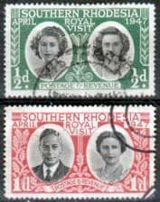 Southern Rhodesia 1947 Royal Visit Fine Used