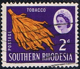 tobacco stamps value Southern Rhodesia 1964 SG 94 Tobacco Plant Fine Used
